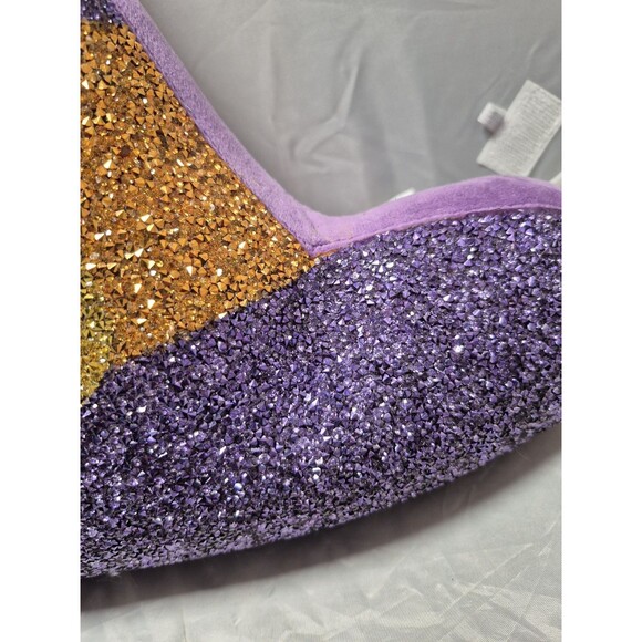 Witches Hat Pillow Decorative  Halloween Rhinestones By Sparkles Home New - Picture 3 of 7